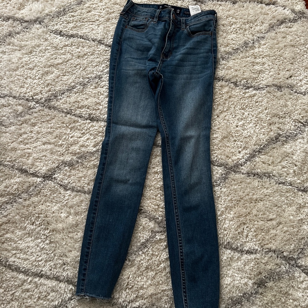 high waisted skinny jeans
